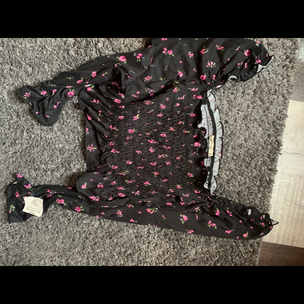 Cute Black Crop Top